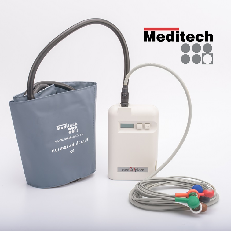 Multifunctional ambulatory blood pressure monitor with a 3-channel Holter ECG Card(X)plore